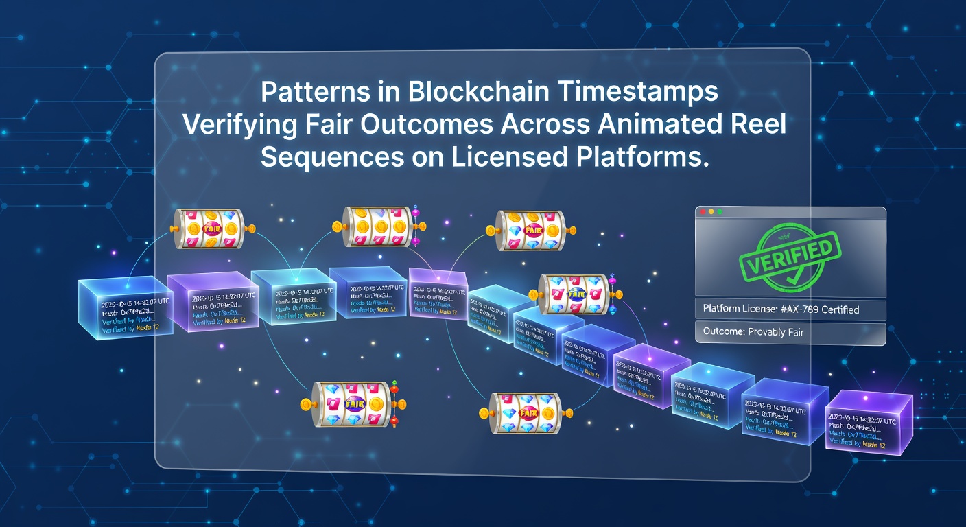 Blockchain-Timestamps und animierte Walzen in lizenzierten Online-Casinos