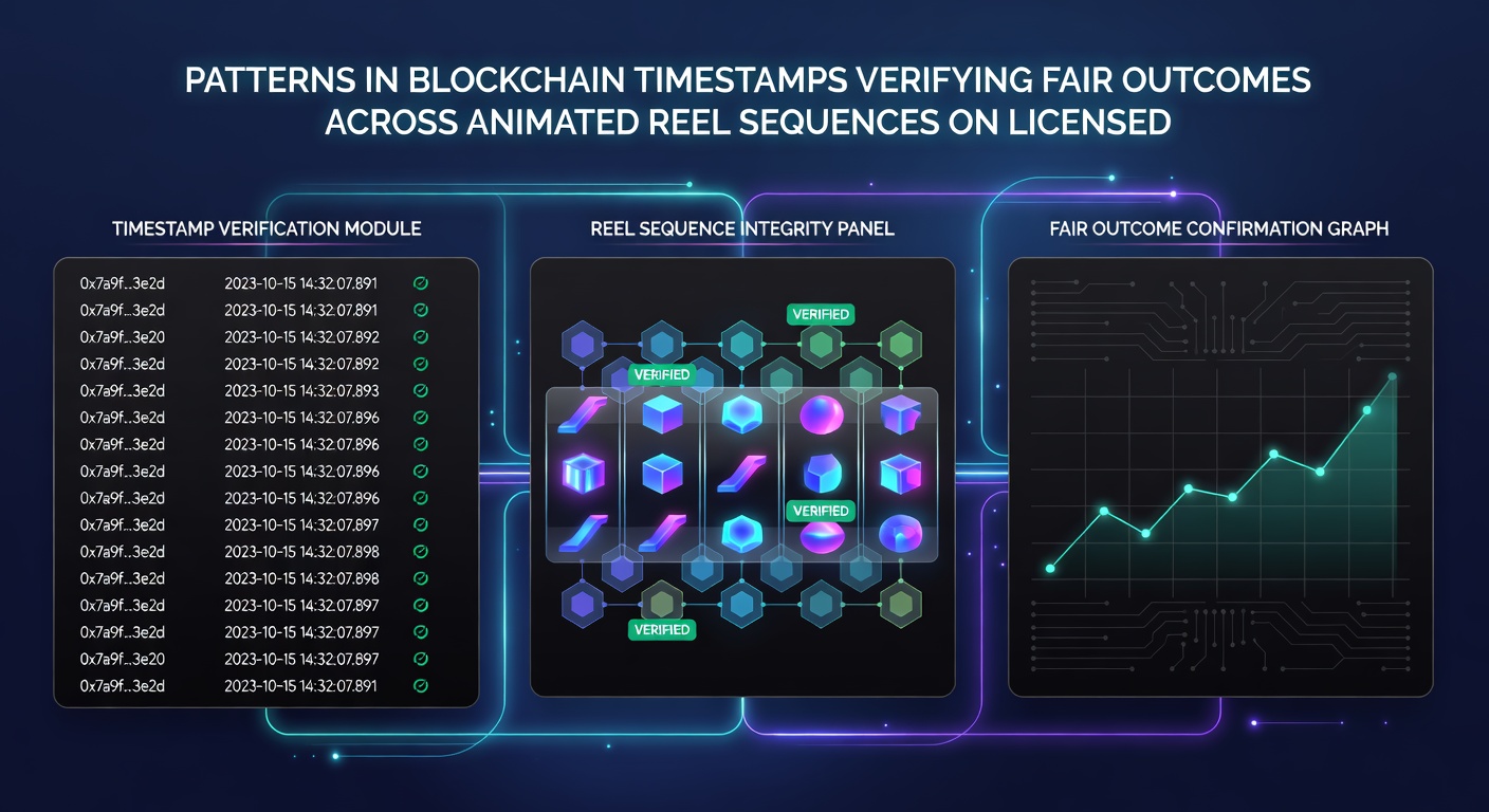Verifizierung fairer Ergebnisse durch Blockchain-Muster in Slot-Sequenzen